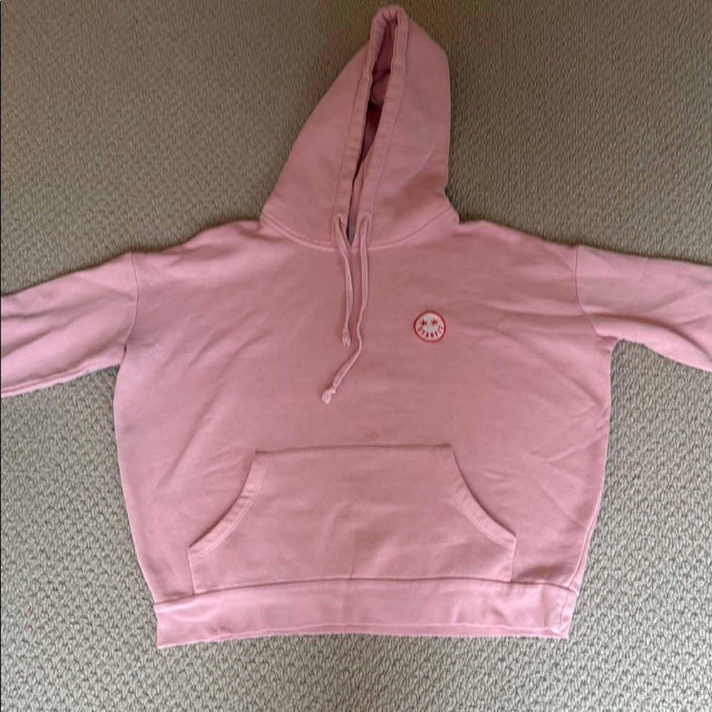 Pink Relaxed Oversized Sweatshirt